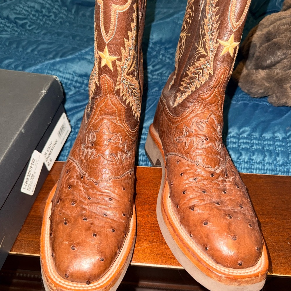 Lucchese Brown Leather Women's Shoes